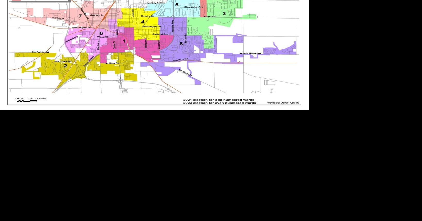 Bloomington Il Zoning Map Bloomington Ward Map | | Pantagraph.com