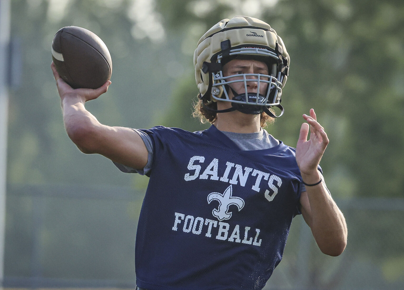 Colin Hayes Becomes the Quarterback for the Fast-Paced Central Catholic Football Team