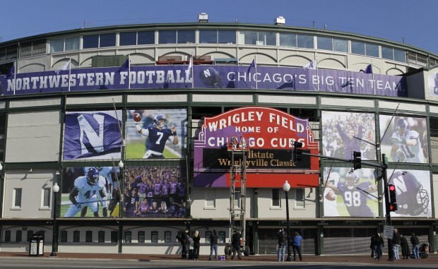 Northwestern game at Wrigley Field will play both directions