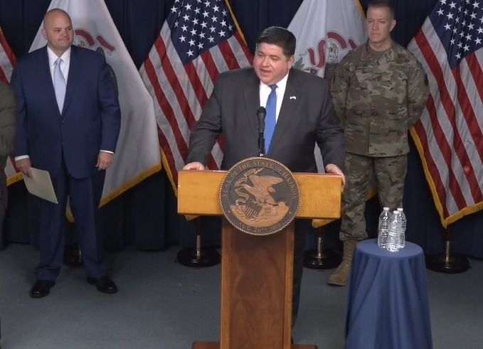 Pritzker on Monday