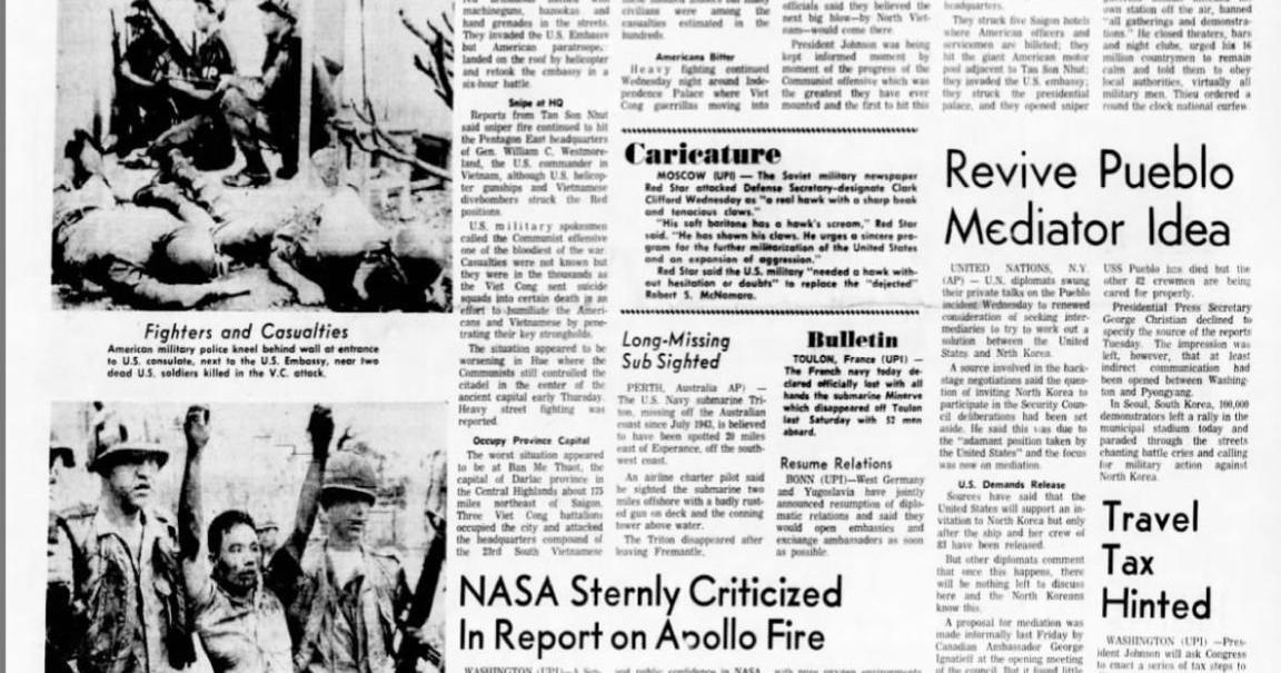 Pantagraph Archives 1968 historical events 🗞️