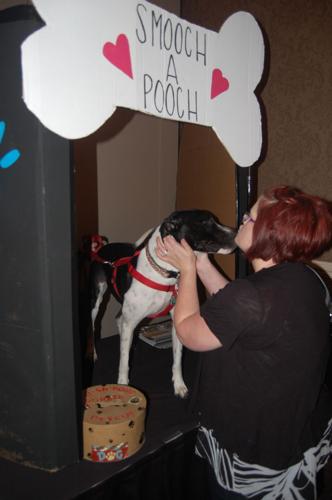 Jennifer McPherson with dog Saint