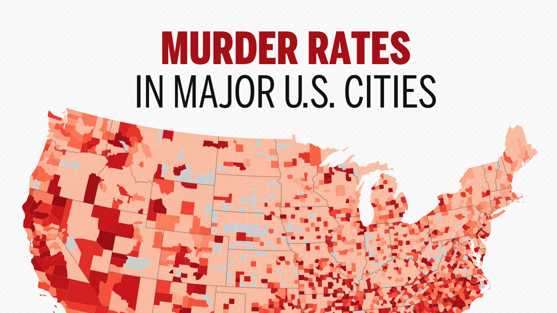 30 major U.S. areas with the highest murder rates National News