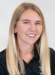 Illinois Wesleyan sophomore golfers Lexi Onsrud, Emma Thorman ...