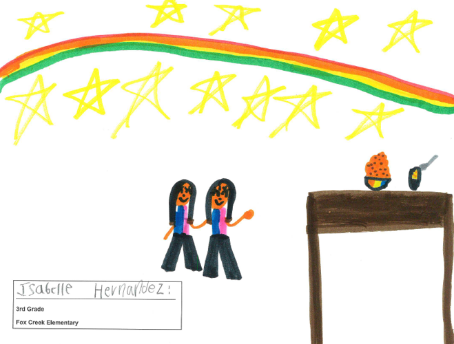 Isabella Hernandez, grade 3, Fox Creek (food).png