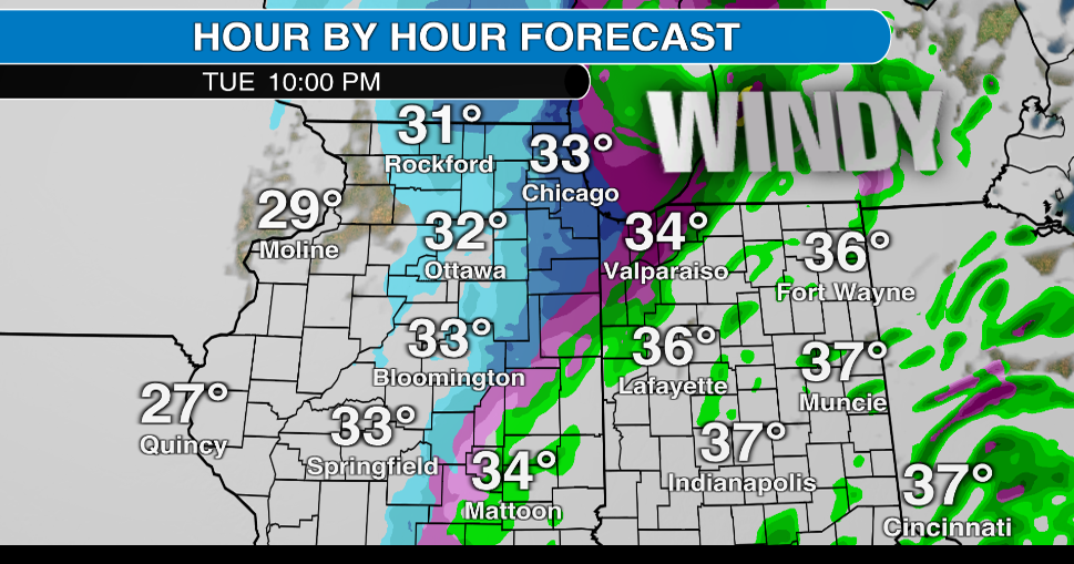 Winter storm bearing down on Illinois and Indiana. Find out what to