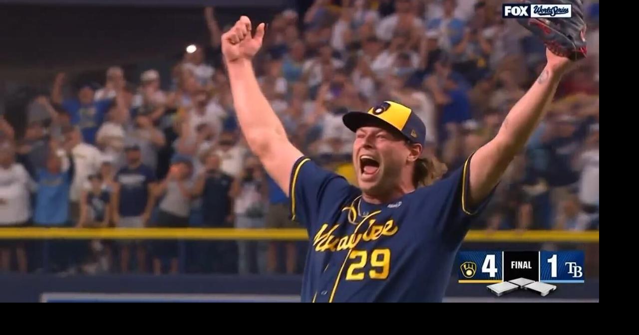 Moment: Brewers beat the Rays 4-1 in Game 5 to win the first World ...