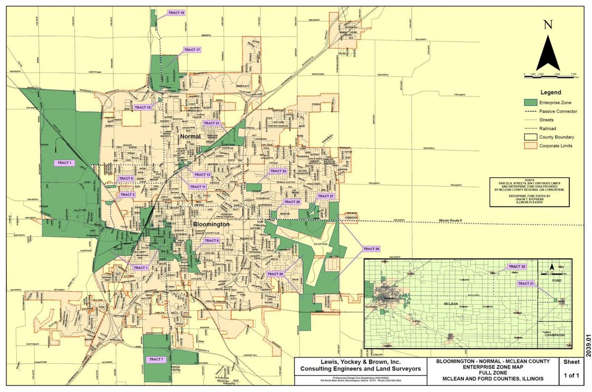 Illinois Enterprise Zone Map State Approves New Local Enterprise Zone | Local Business | Pantagraph.com