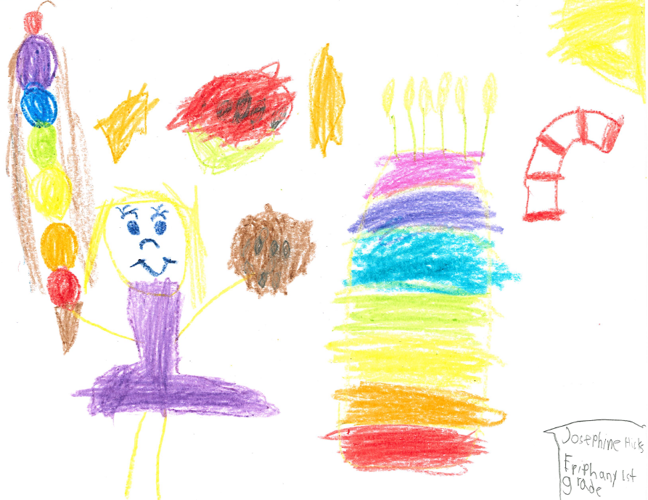 Josephine Hicks, grade 1, Epiphany (food)1.png