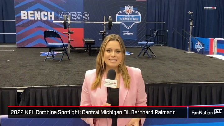 NFL Combine spotlight on Bernhard Raimann