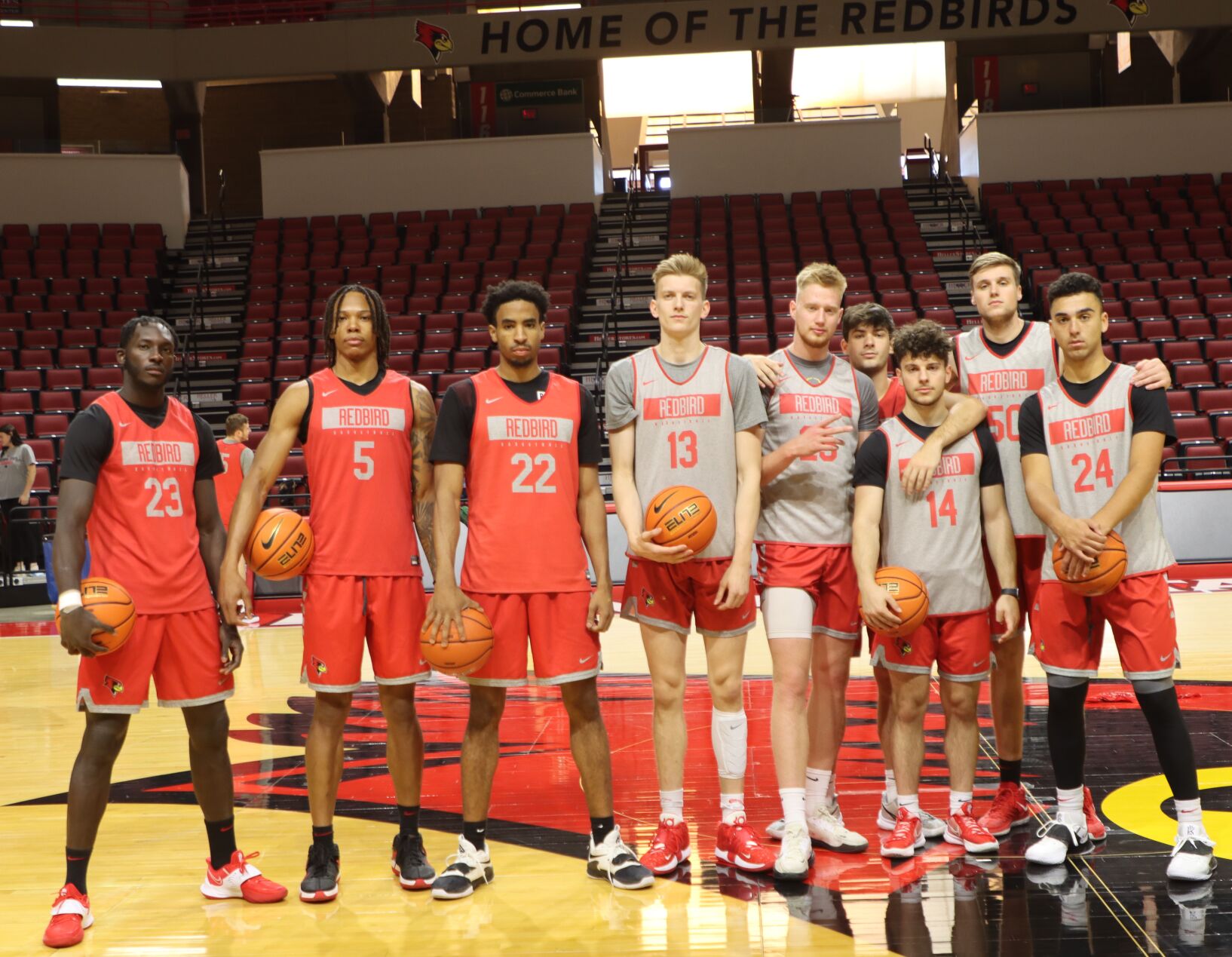 Illinois state redbirds men's basketball roster store