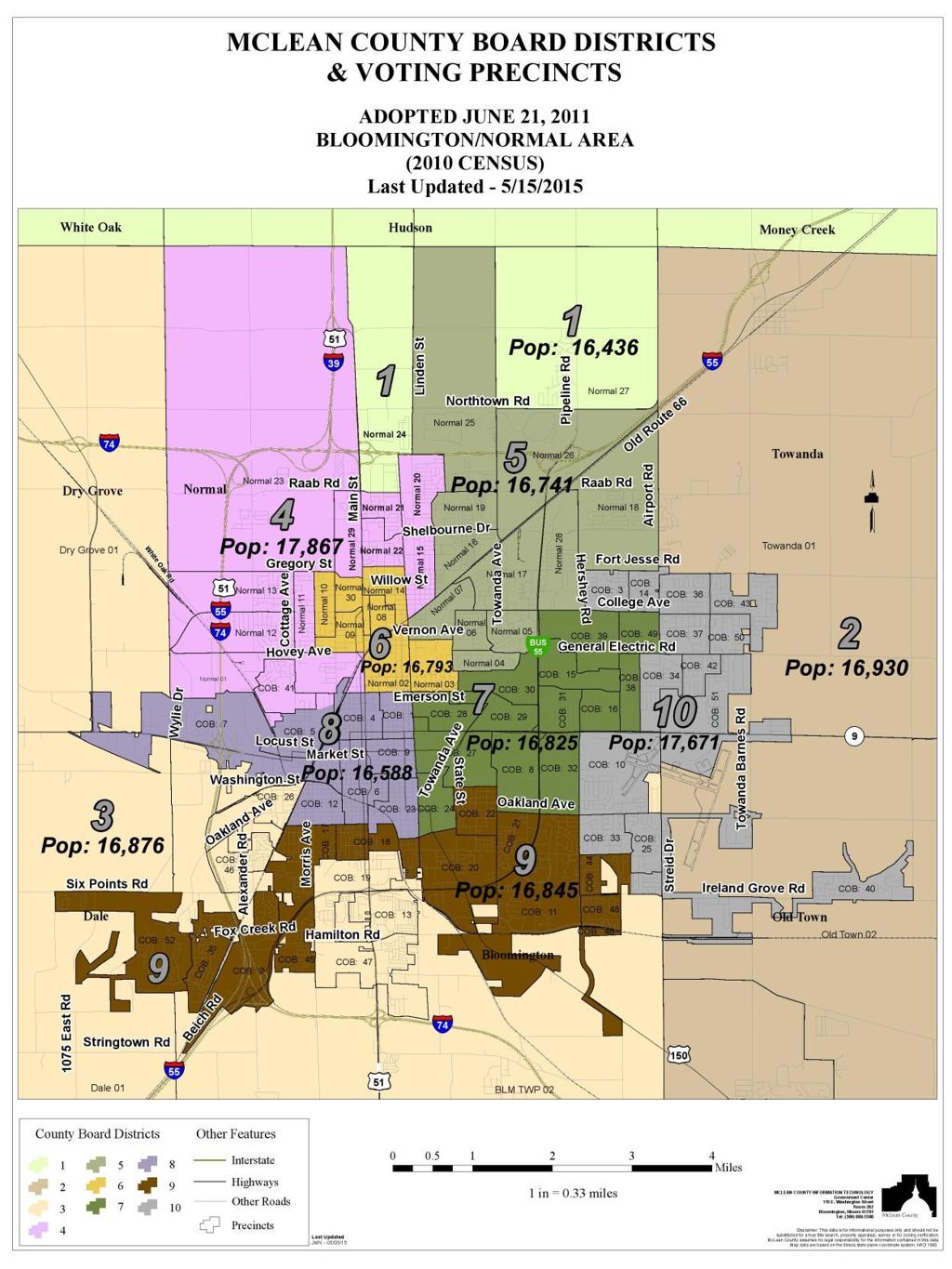 Mclean County Il Gis Advisory Panels Outline County Map-Making Process | Politics |  Pantagraph.com