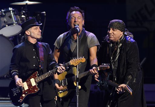 nils lofgren, left, and steven van zandt of the e street band