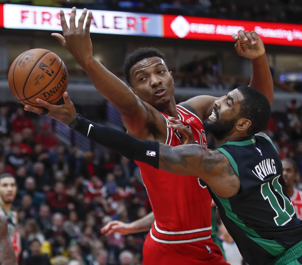 Brown Nets 23 Celtics Race Past Bulls Basketball Pantagraph Com