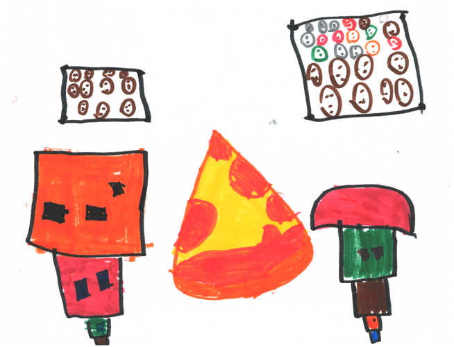 Kali Johnson, grade 2, Stevenson (food).png