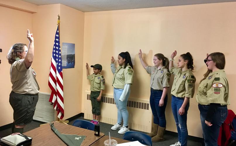 A year in the life of Troop 5109, one of the first Scouts BSA troops for  girls