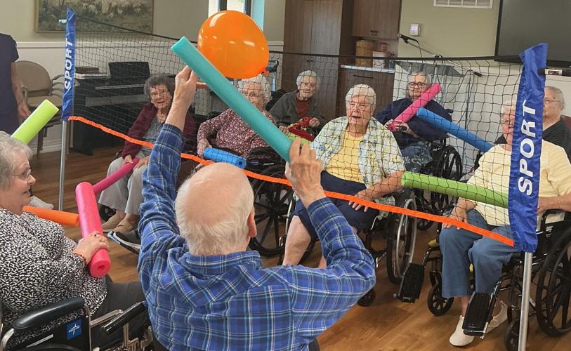 Balloon volleyball