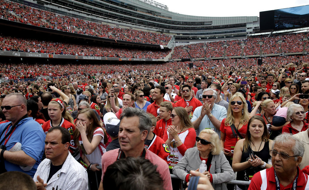 After championship hat trick, Chicago celebrates Blackhawks Chicago
