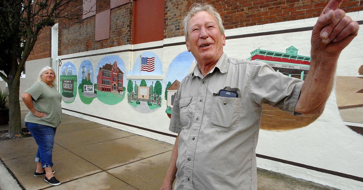 Harry Gridley Artist's passion gives downtown Gridley a new look
