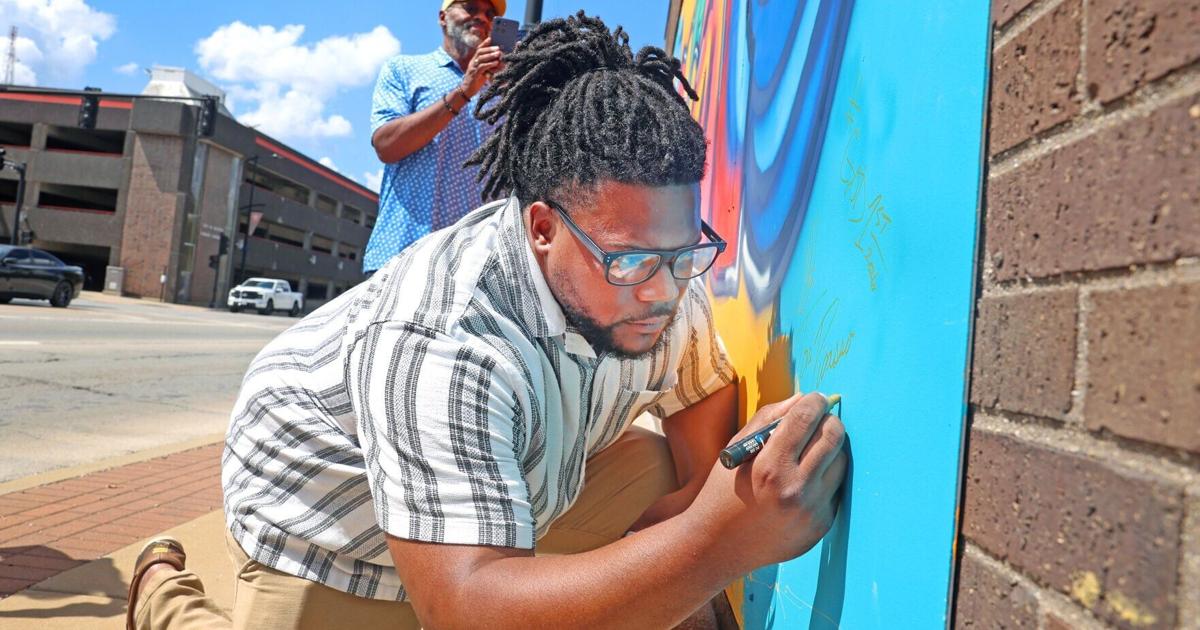 Decatur mural designed to encourage, inspire