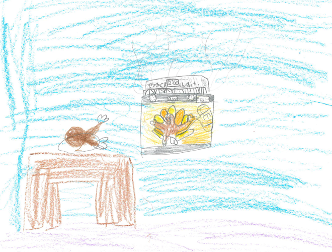 Lyla Kitchens, grade 2, Glenn (food).png