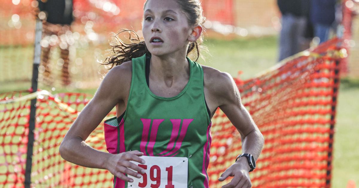 U High's Natalie Bierbaum not throw off course while West's Sky Riddle ...
