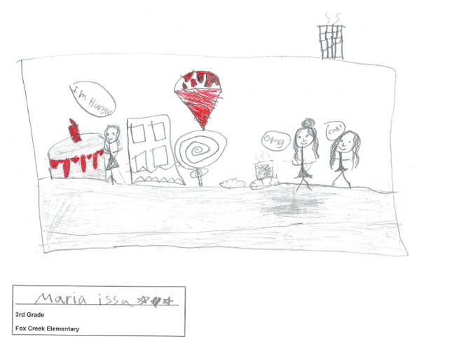 Maria Issa, grade 3, Fox Creek (food).png