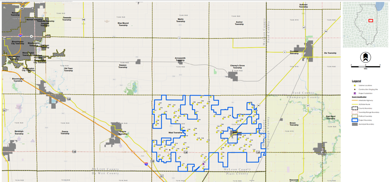 350 million wind farm approved by McLean County Board