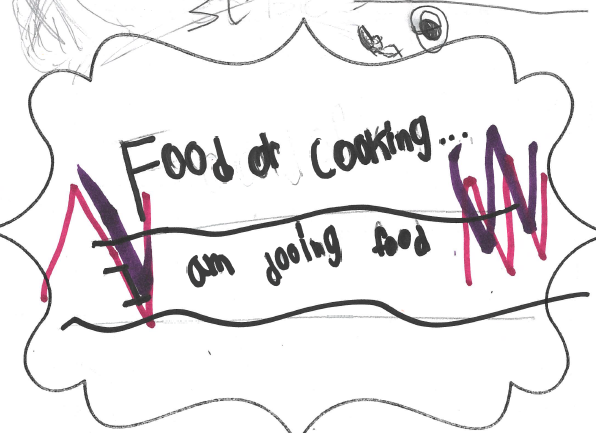 Nevaeah Daniels, grade 3, Stevenson (food).png