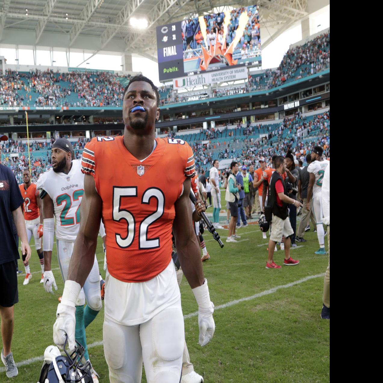 Khalil Mack Questionable For Bears Game With Patriots Pro Football Pantagraph Com