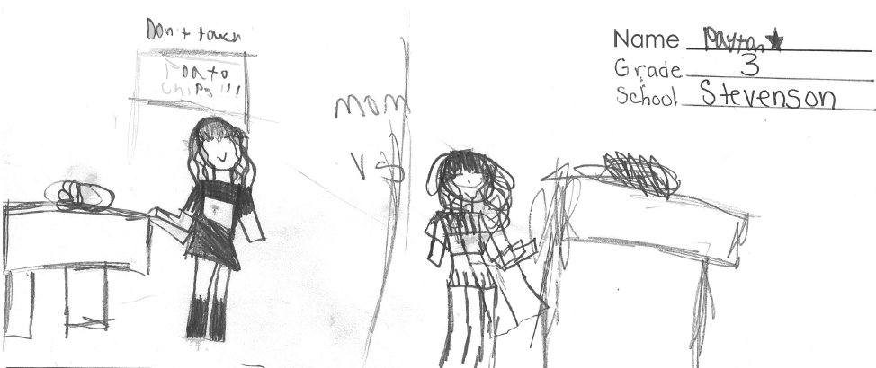 Payton, grade 3, Stevenson (food).png
