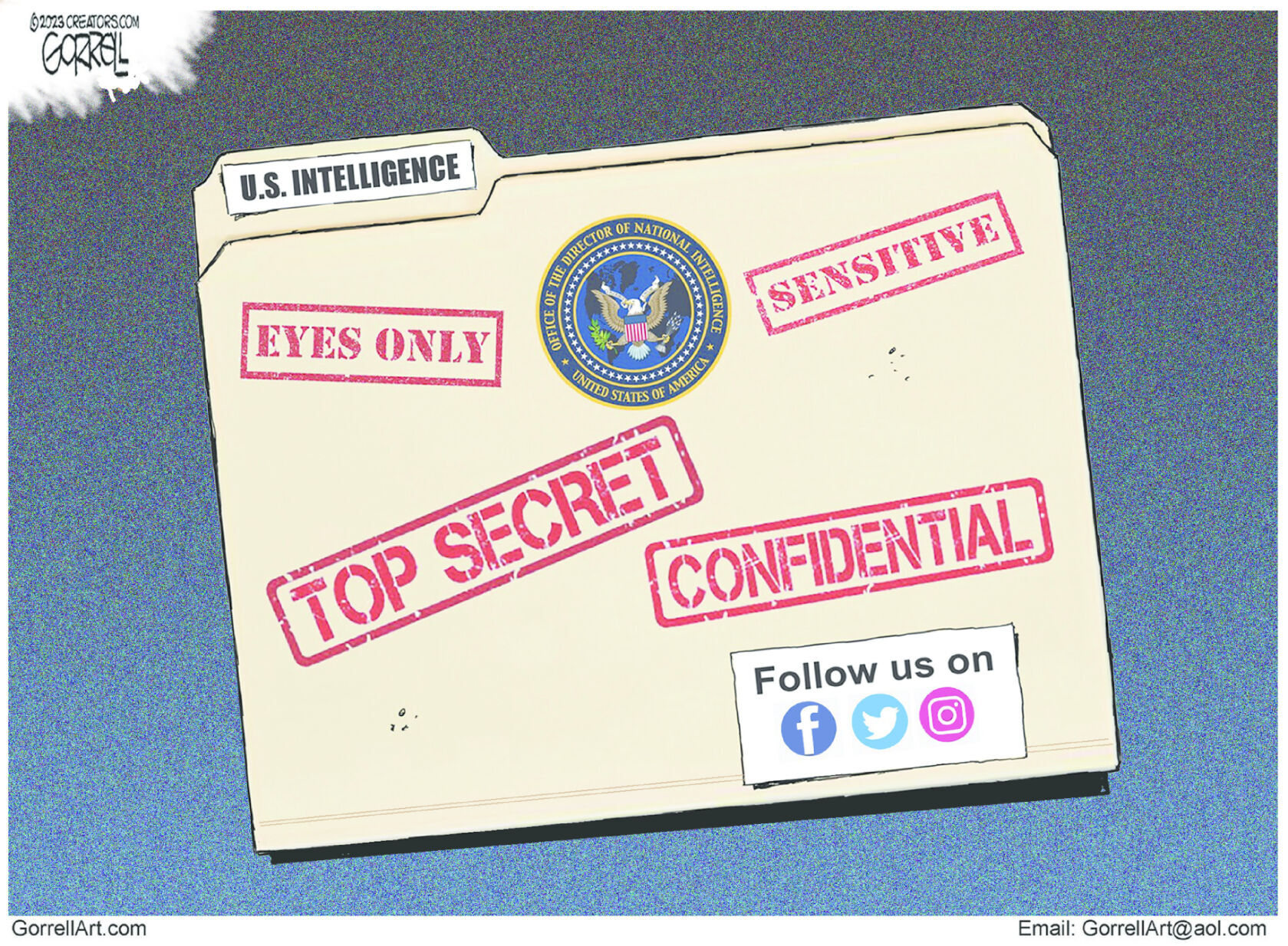 The top 10 cartoons about top secret leaks