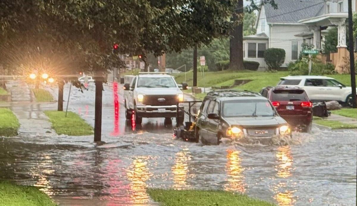 Photos: Streets flood, trees and poles fall in thunderstorm in McLean ...