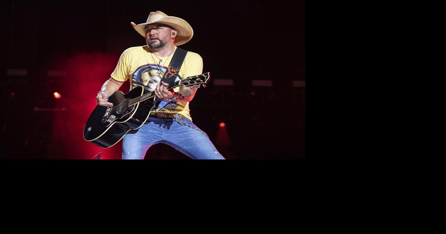 Communist group burns flag, protests Jason Aldean’s Tinley Park concert