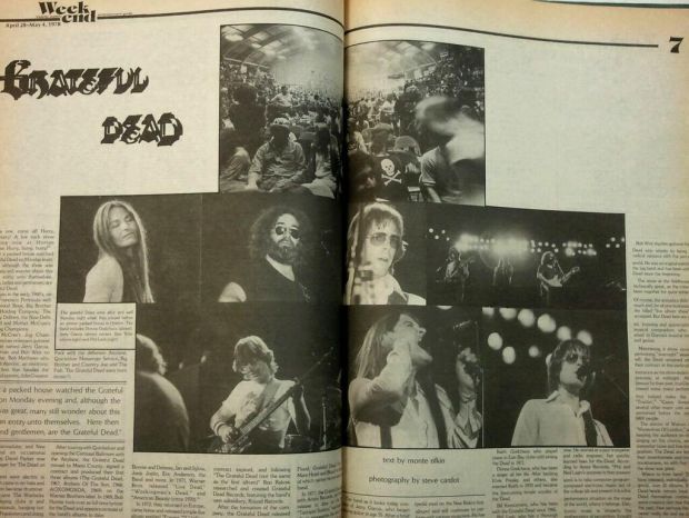 Dead Reckoning 35 Year Old Grateful Dead Concert At Isu Is Now A