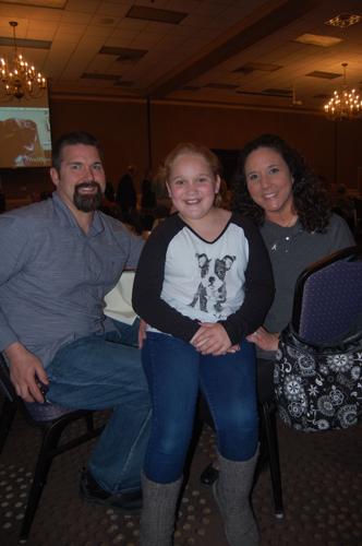 Todd Vetter, Ashtyn and Heather Hall
