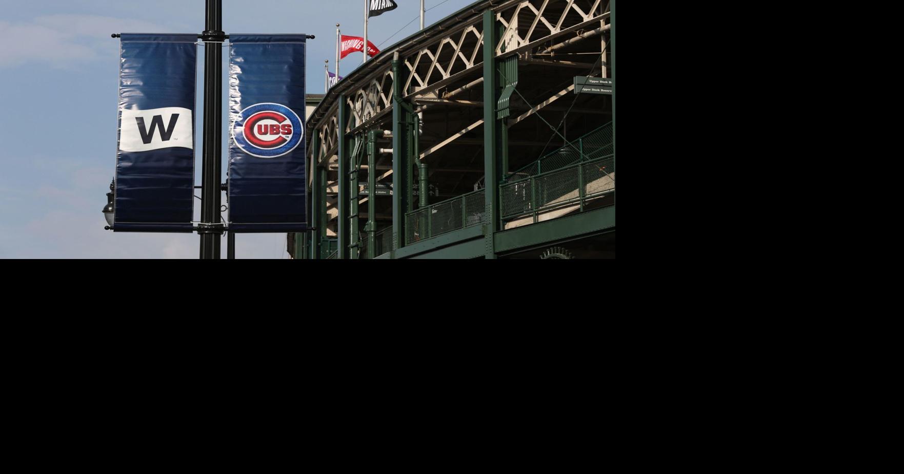 Chicago Cubs 29 x 43 Vertical Double-Sided Jersey Flag - Clark Street  Sports