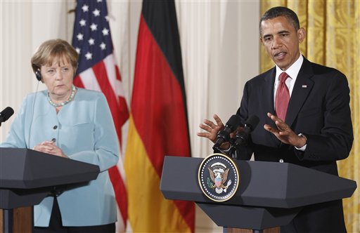Barack Obama, Angela Merkel