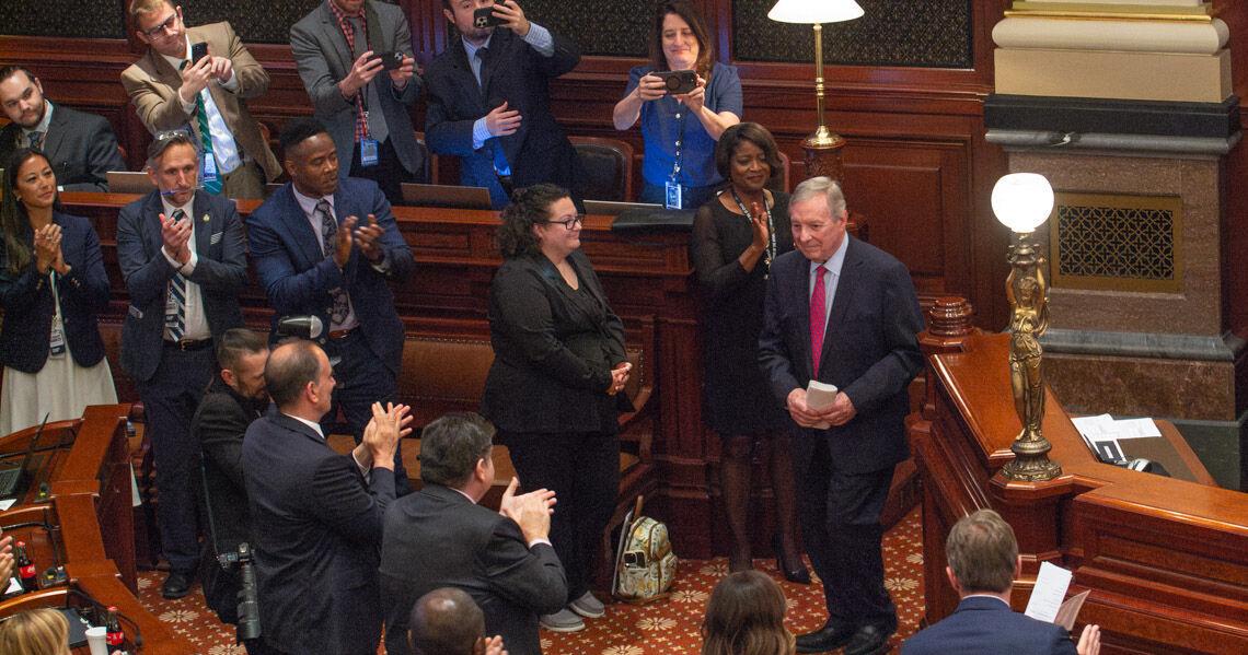 Durbin addresses Bloomington-Normal issues ahead of Senate departure
