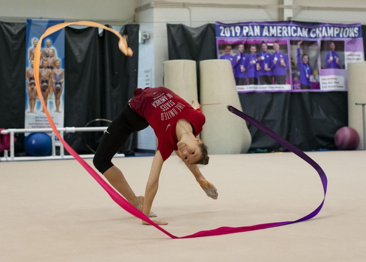 Zeng qualifies to clubs, all-around final at Rhythmic Worlds • USA  Gymnastics