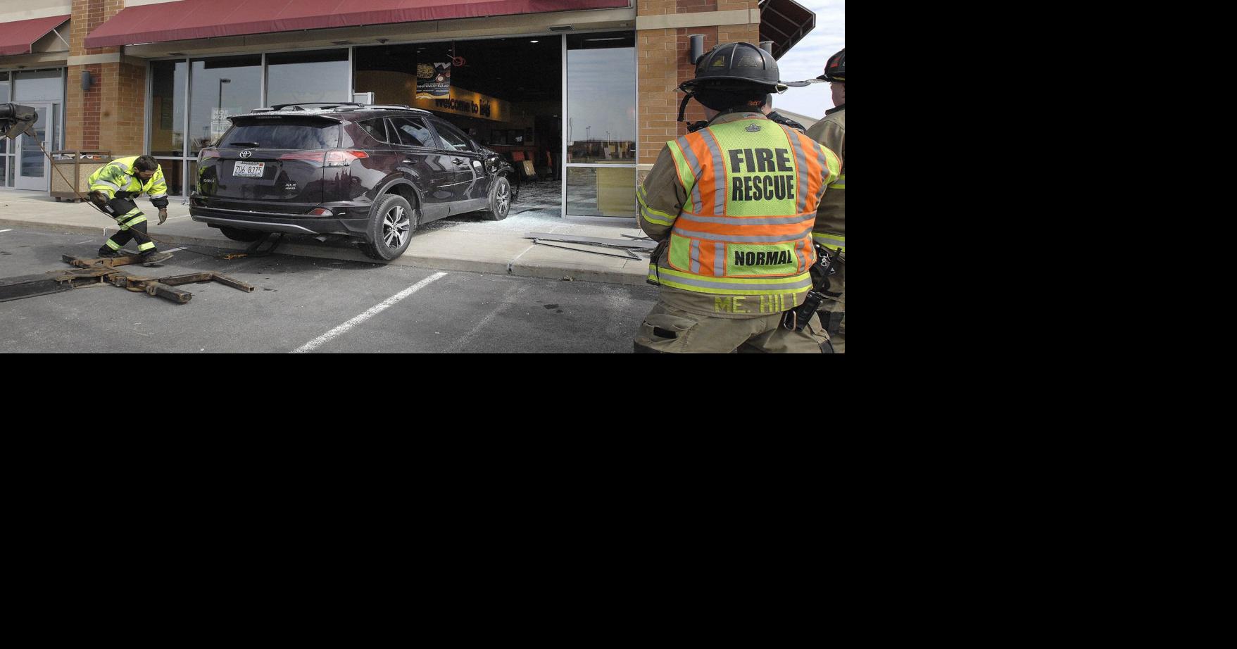 Witness: 'I saw a lot of blood' after SUV crashes into Normal restaurant