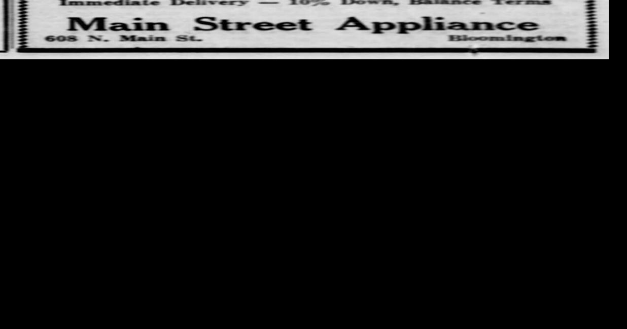 Main Street Appliance - Sept. 4, 1948
