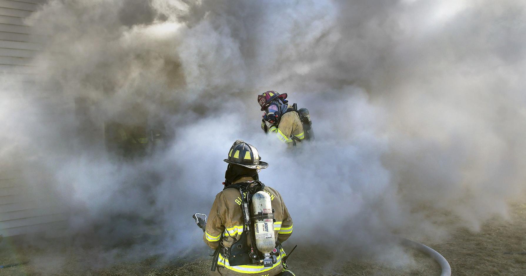Watch now: 'Devastating' damage from rural Bloomington church fire
