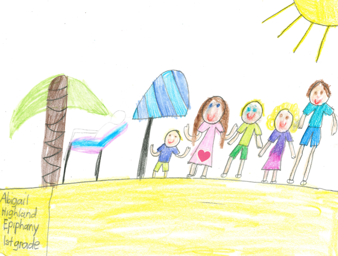Abigail Highland, grade 1, Epiphany