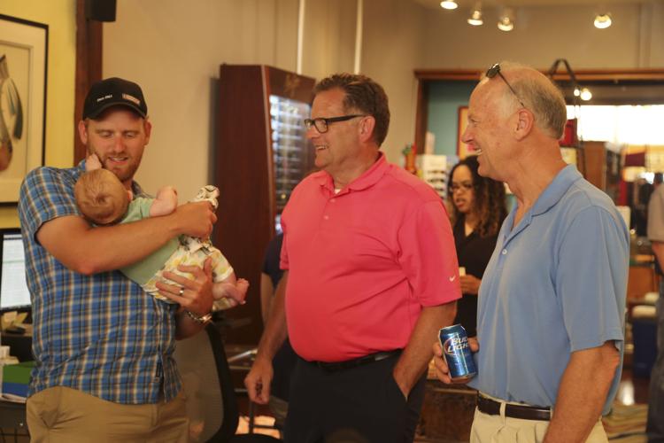 Matt, Theodore and Steve Kubsch, Bob Bahnsen