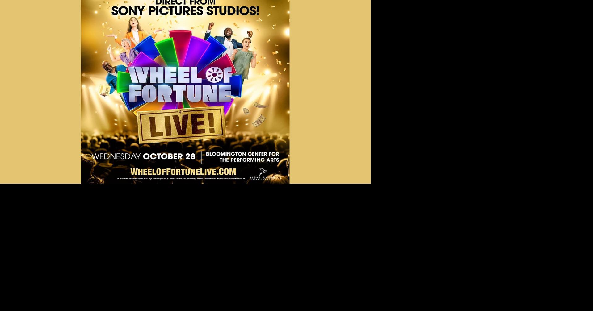 Wheel of Fortune Live is coming to Bloomington