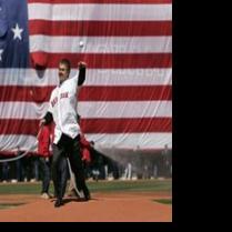 Bill Buckner throws out first pitch at Fenway