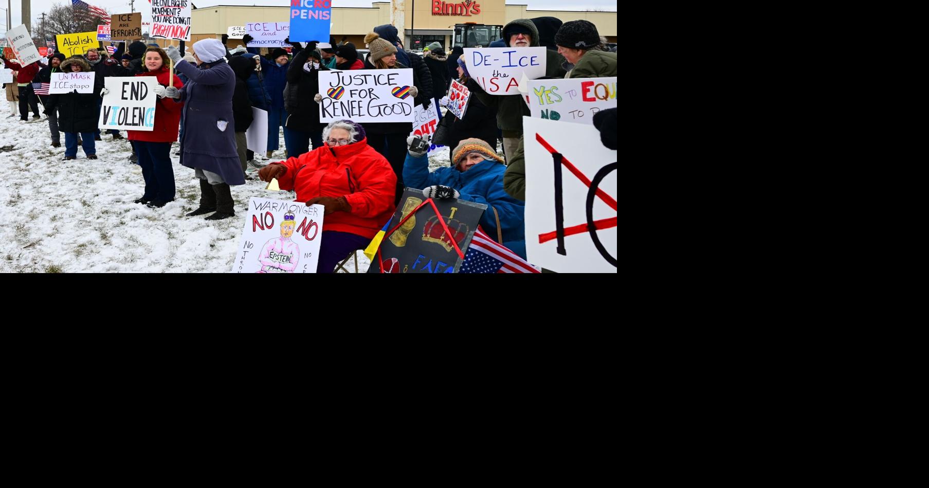 Gallery: Bloomington-Normal residents gather Jan. 11, 2026, to protest ICE