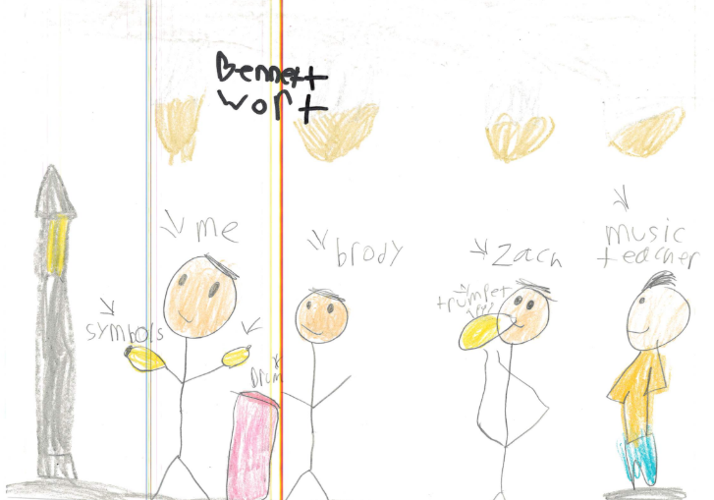 Bennett Wort, grade 2, Parkside