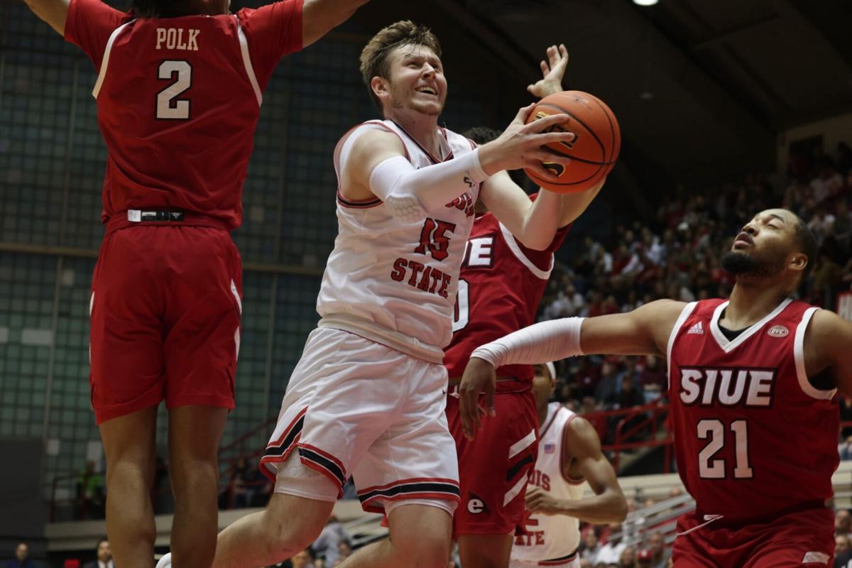 Men's Red Polk State College Eagles Basketball Jersey